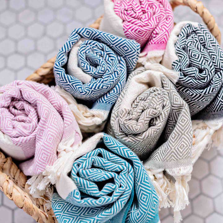 Minnie and Moon - Wholesale Beach Towel - Diamond Turkish Bath & Beach Towel1