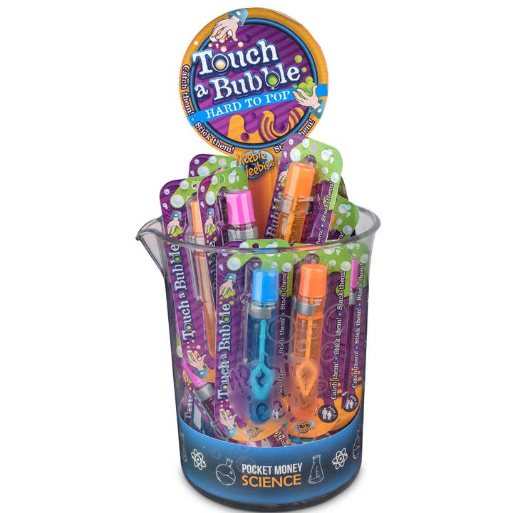 Heebie Jeebies - Wholesale Bubble Wand - Kids - Touchabubbles in Scientific Beaker