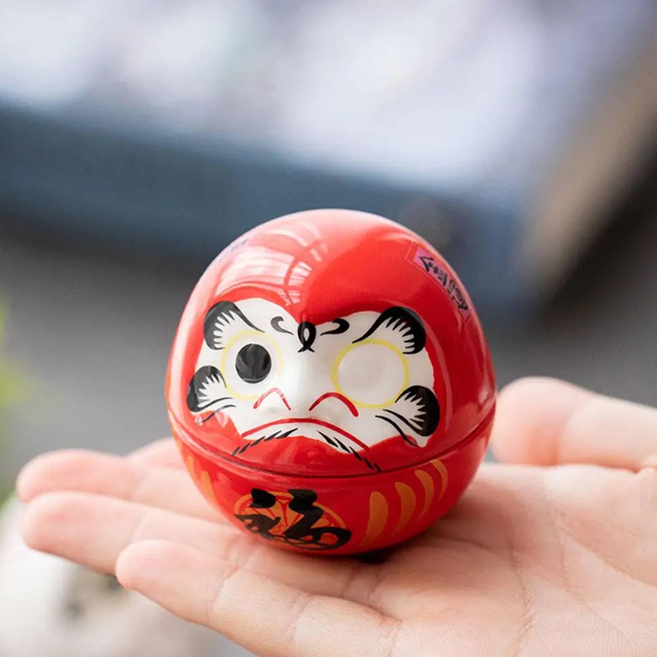 La Bella Monte – Objeto de mesa decorativo por atacado – Boneca Daruma de Cerâmica Japonesa para Decoração2