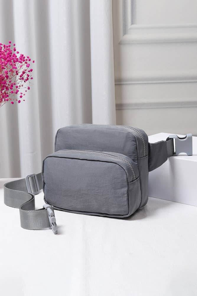 Hana – wholesale Midjeväska - Dam – Solid Dubbel dragkedja Fanny Pack7