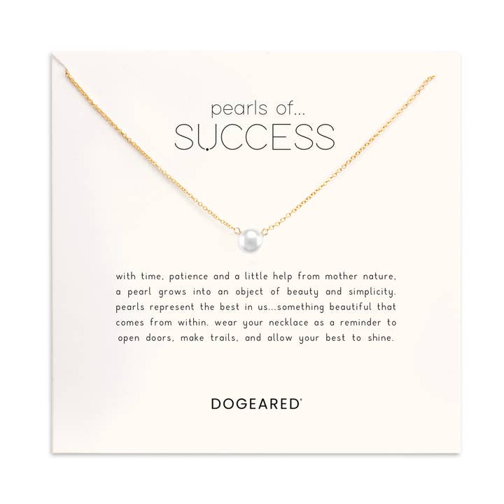 pearls of success small white pearl necklace for wholesale by Dogeared