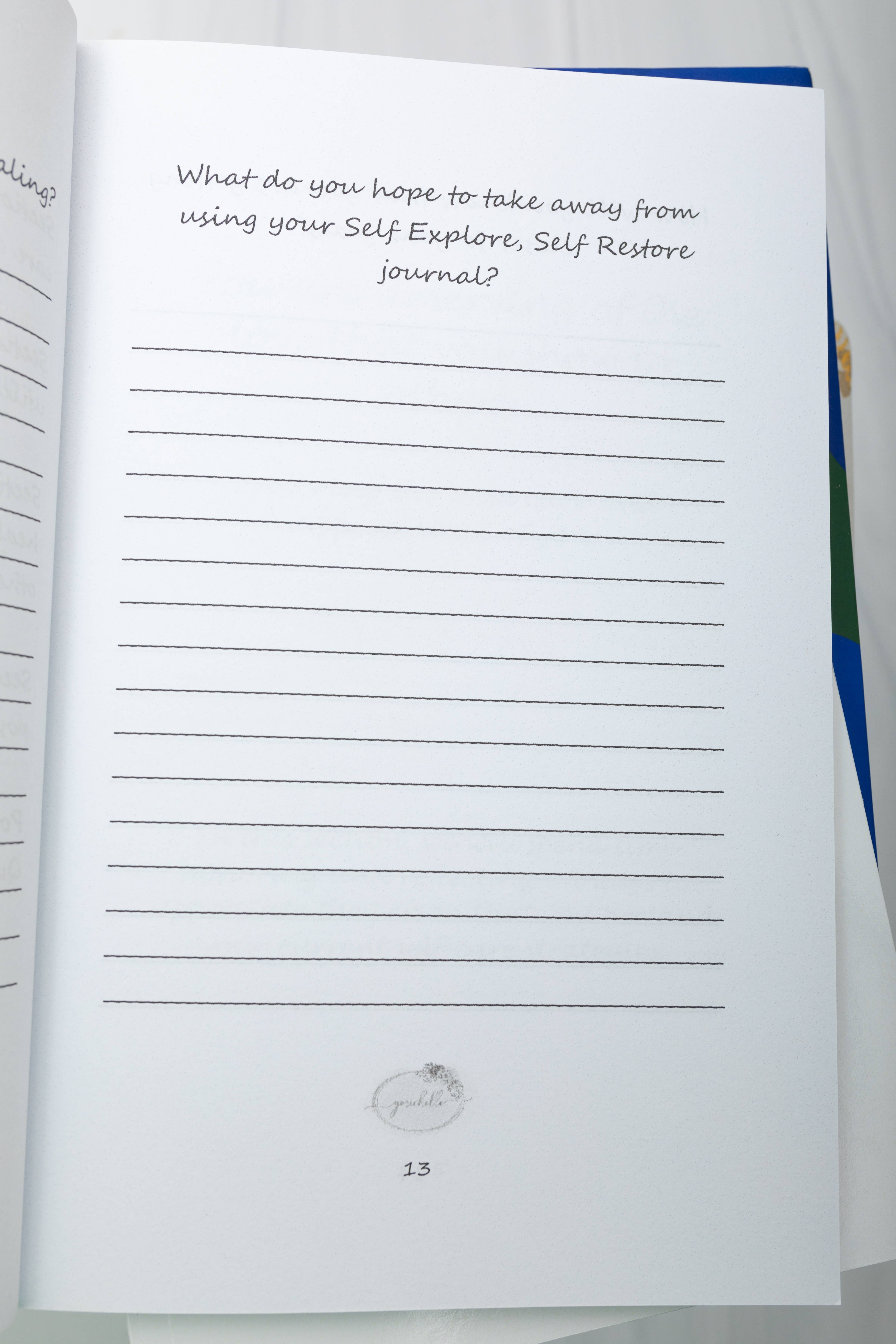 Gmichelle Wellness - Wholesale Journal/Diary - Self Explore, Self Restore3