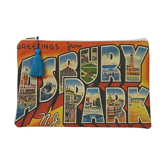 Postcard Clutch/Wristlet for wholesale by Tristan and Bruce