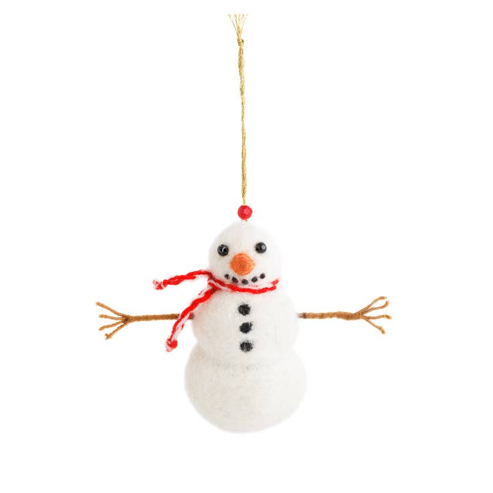 NEW Sven Snowman Christmas Decoration for wholesale by Sew Heart Felt