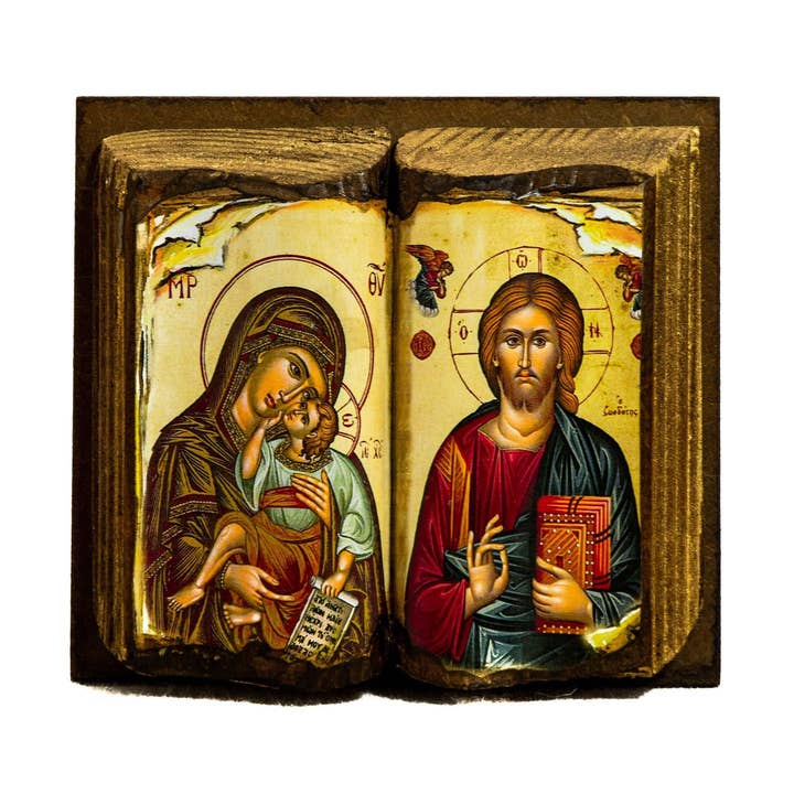 20 st Anpassad grekisk handgjord ortodox ikon Bomboniera Martyr för wholesale av TheHolyArt