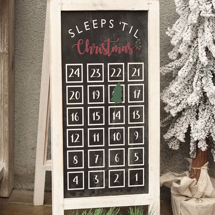 Paris Loft Inc - Wholesale Advent Calendar - 24 Days Countdown to Christmas Decor,Wood Advent Calendar