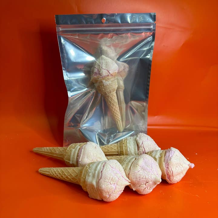 Freeze Dried Sweets – wholesale Boiled sweets – Ice Cream Mallows 1 Piece - Freeze Dried Sweets2