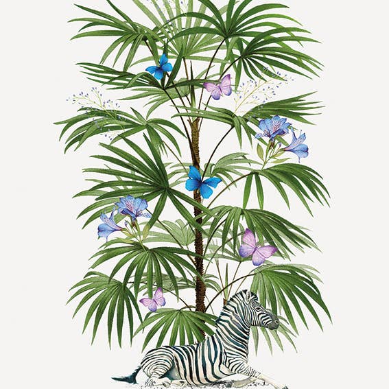 Summer Thornton (Zebrapalme) auf Leinwand für den Großhandel von The Art Group