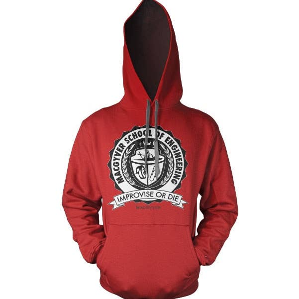 Macgyver School Of Engineering Hoodie for wholesale by Hybris Production AB
