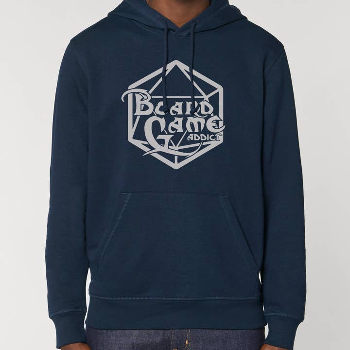 Den Mørke Meeple Unisex Hættetrøje for engroshandel hos Meeplings | Handmade in Berlin