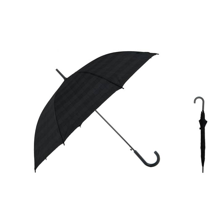 Paraplu - Man - Stok - Automatisch - Zwart voor wholesale door CP INTERNATIONAL