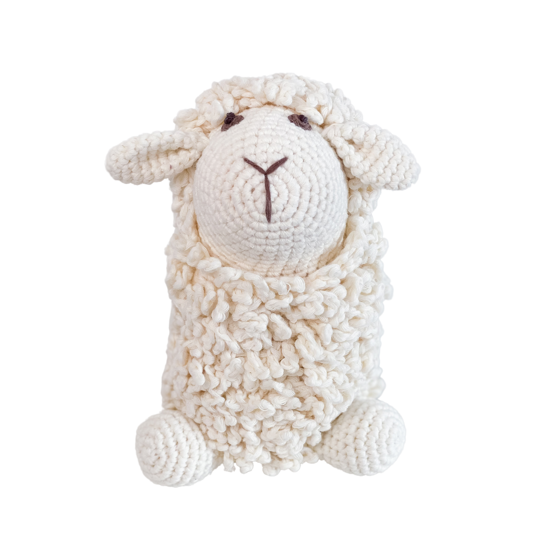 BEBEMOSS, LLC - Wholesale Stuffed/Plush Toy - Kids & Baby - Farawee the Sheep, stuffed toy, organic cotton animal1