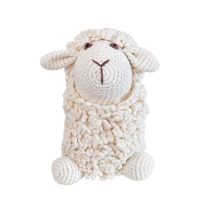 BEBEMOSS, LLC – wholesale Stuffed/plush toy – Kids & baby – Farawee the Sheep, stuffed toy, organic cotton animal1