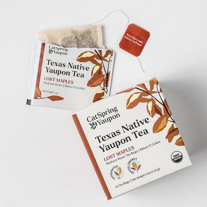 CatSpring Yaupon - Wholesale Tea Bags - Lost Maples Medium Roast Yaupon – Loose Leaf & Teabag1