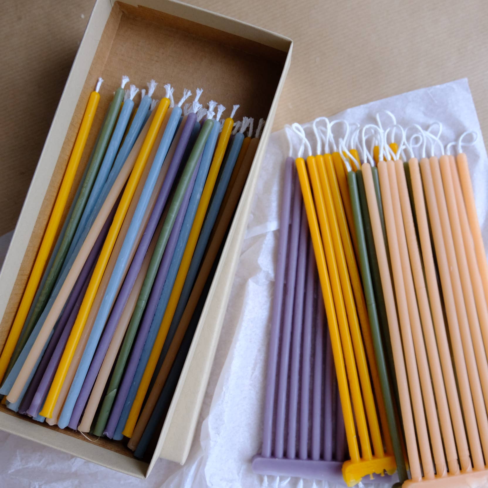 Hormscent – wholesale Tårtljus – Botaniska stearinljus av bivax med naturligt pigment, 100 % naturliga1