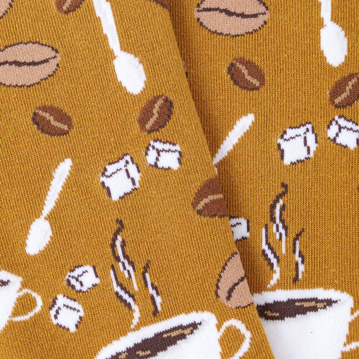 Marc JoJo - Wholesale Socks - Unisex - 'Aroma de Café' patterned socks