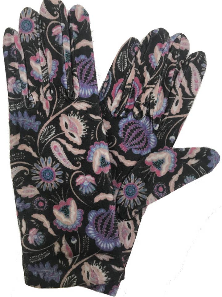 Gants femme Polaire Lucinda noir pour la vente par LES PETITS CAPRICES