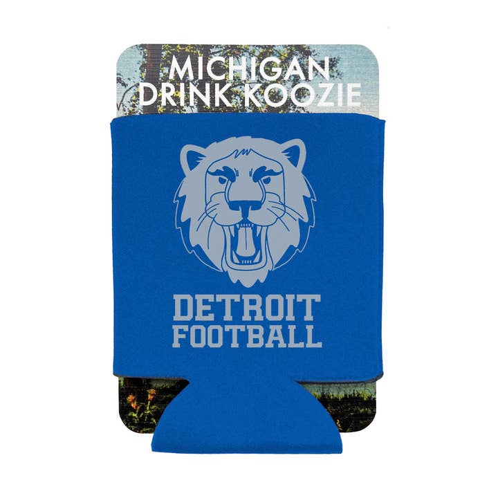 Detroit Football Koozie for wholesale by City Bird