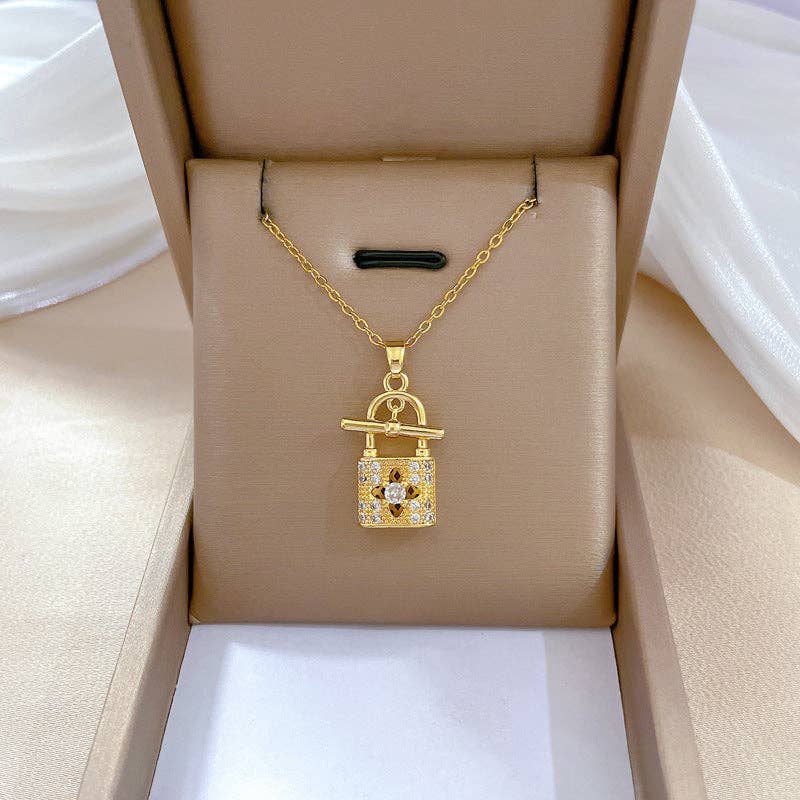 Gooddiy - Wholesale Jewelry Set - Collar con colgante de piedras preciosas  wholesale0