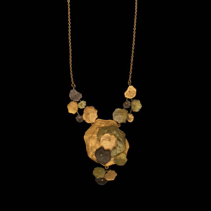 Michael Michaud - Wholesale Pendant/Charm Necklace - Nasturtium Necklace - 16" Adj.