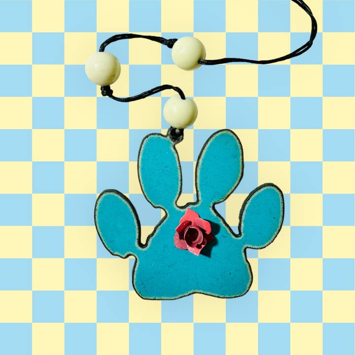 Adorno móvil para jardín con forma de pata para amantes de perros, tienda de mascotas, monumento conmemorativo para mascotas para venta al por mayor de Iron Jewel