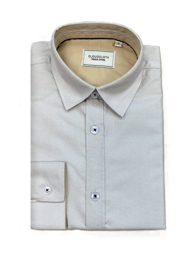 SH9941 Men's 4-Way Stretch Printed Shirt for wholesale by Isaac Mizrahi