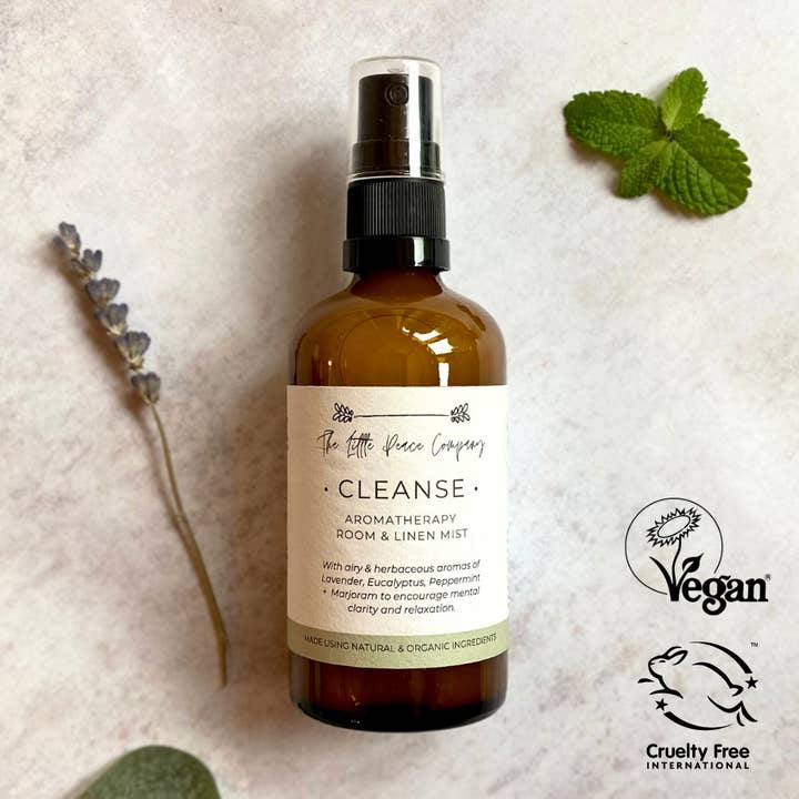 Cleanse Aromatherapy Room & Linen Mist 100ml for wholesale by The Little Peace Company