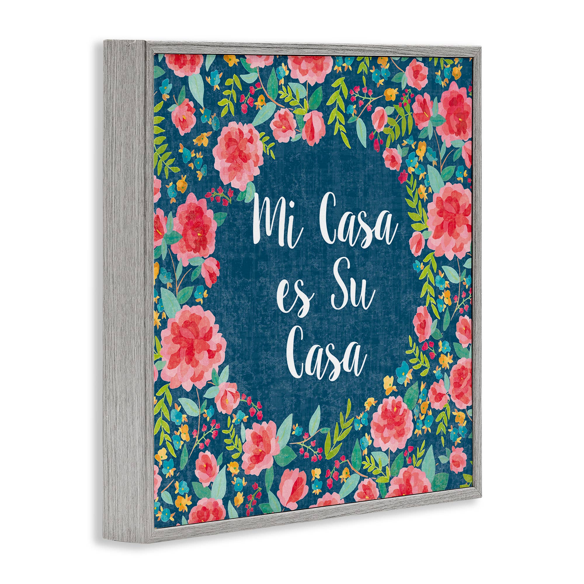 Stupell Industries - Wholesale Wall Decor - Kids & Baby - Su Casa Flores Rosas Framed Giclee Art17