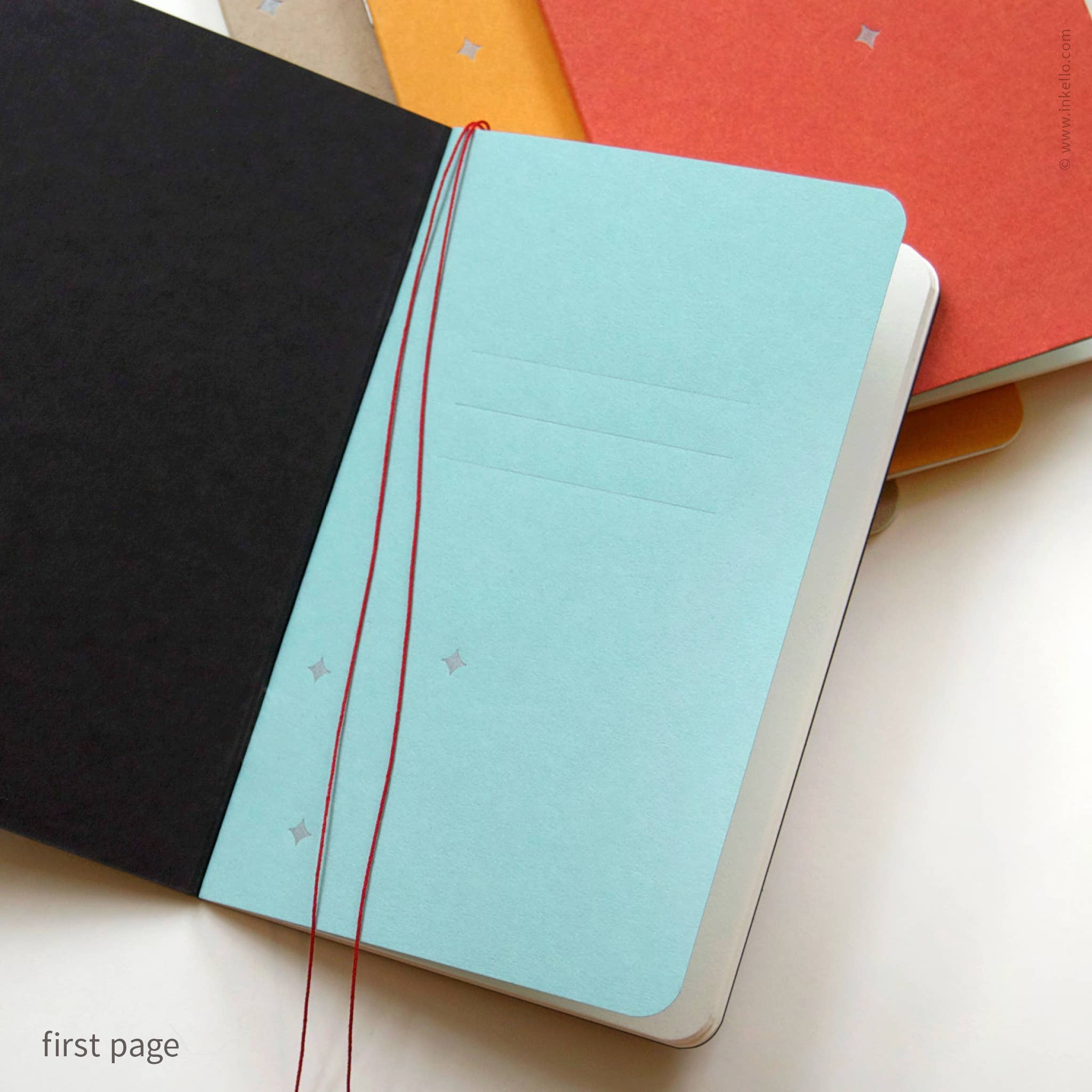 Inkello Letterpress - Wholesale Sketchbook/Sketchpad - Star Booklet + Pencil (#397)6