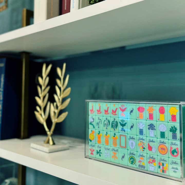 My Fair Mahjong - Wholesale Decorative Box - Mahjong Acrylic Display Box (Destination Collection Tiles) 5