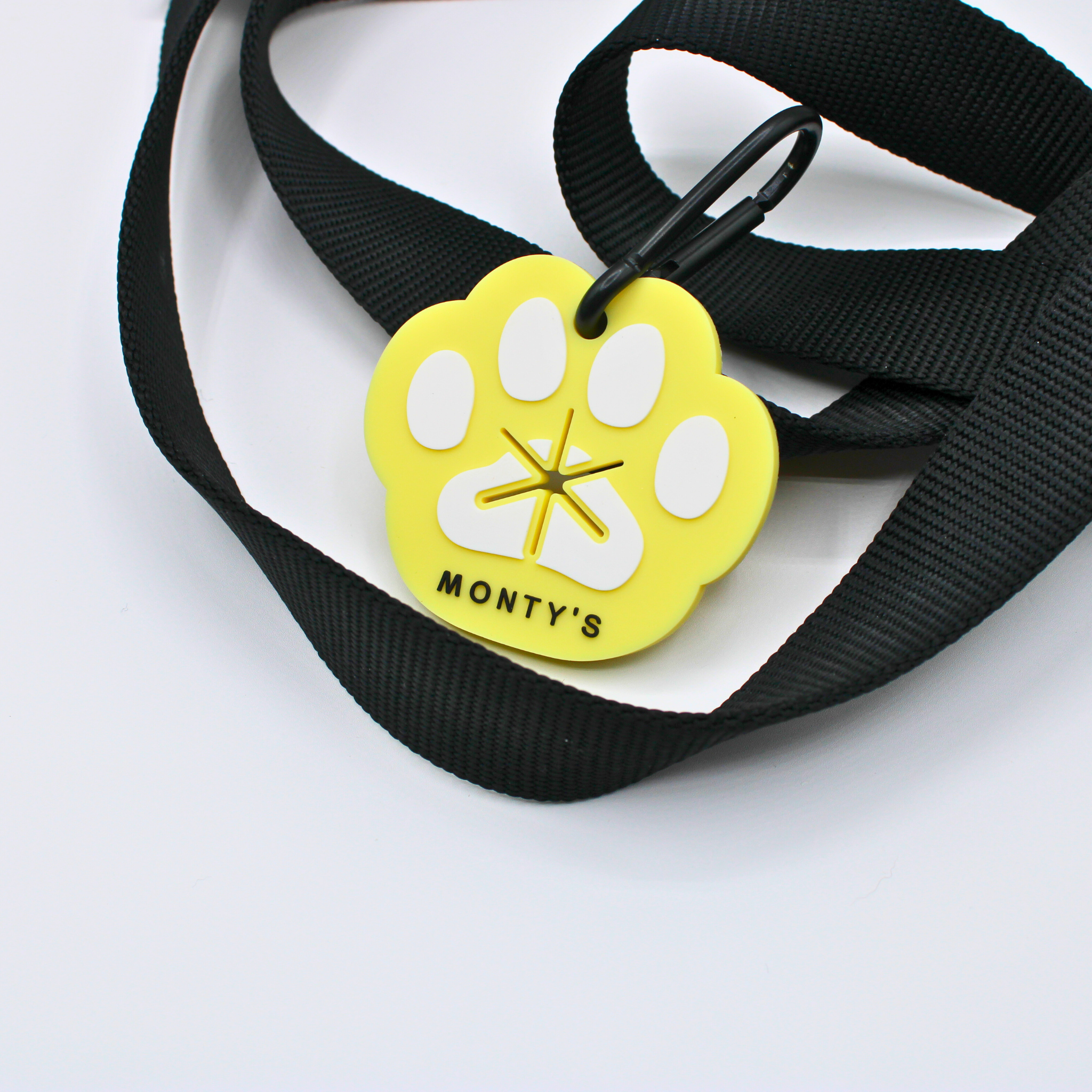 Monty's Bags - Wholesale Pet Poop Bag Dispenser - Silicone Used Poop Bag Handsfree Holder - Paw Print21