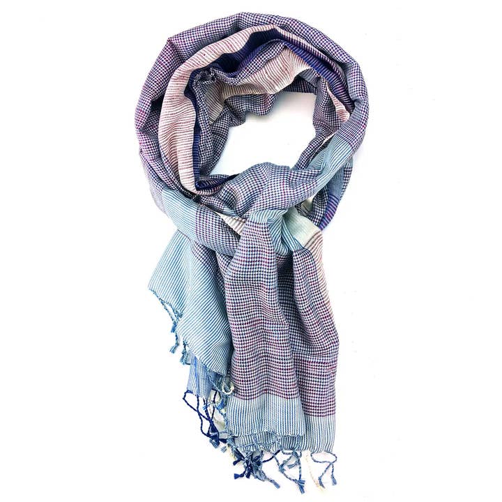 “AZMAR” SILK STOLE for wholesale by Karawan Authentic