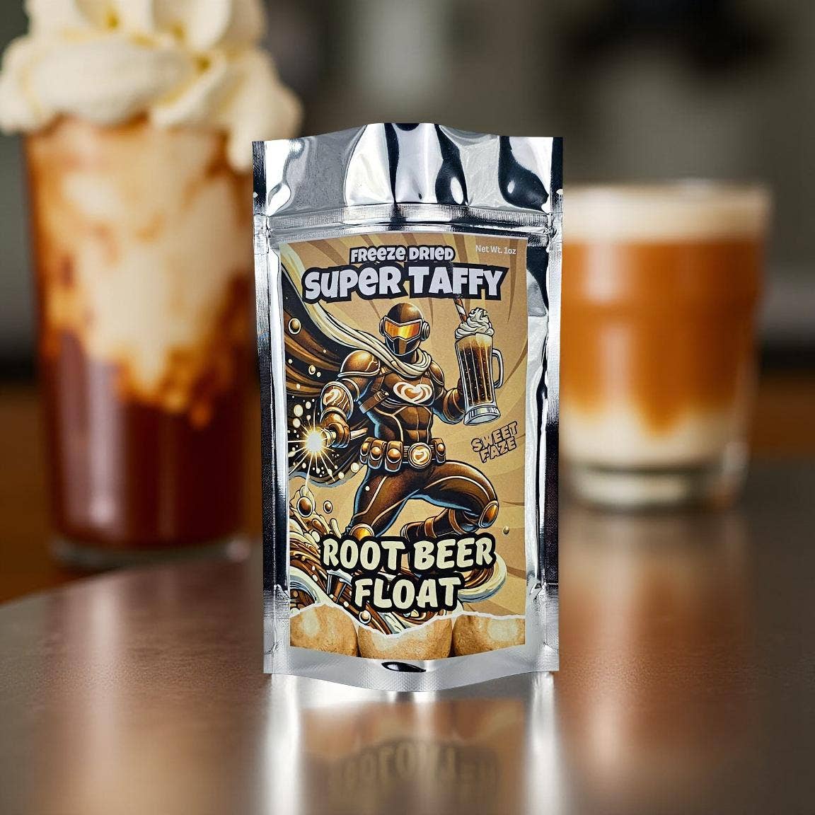 Sweet Faze LLC - Wholesale Taffy (zachte toffee) - Diepgevroren Super Taffy | Root Beer Float - Groothandel1
