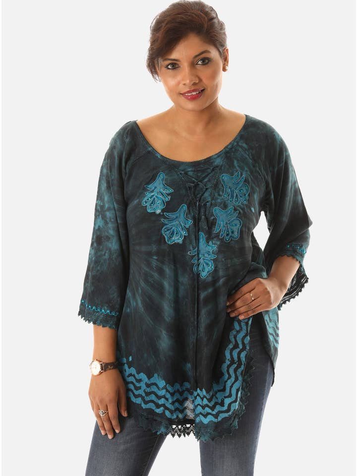 Shoreline Wear. INC – wholesale Tunic – Women’s – Women's Tie Dye Rayon Tunic5