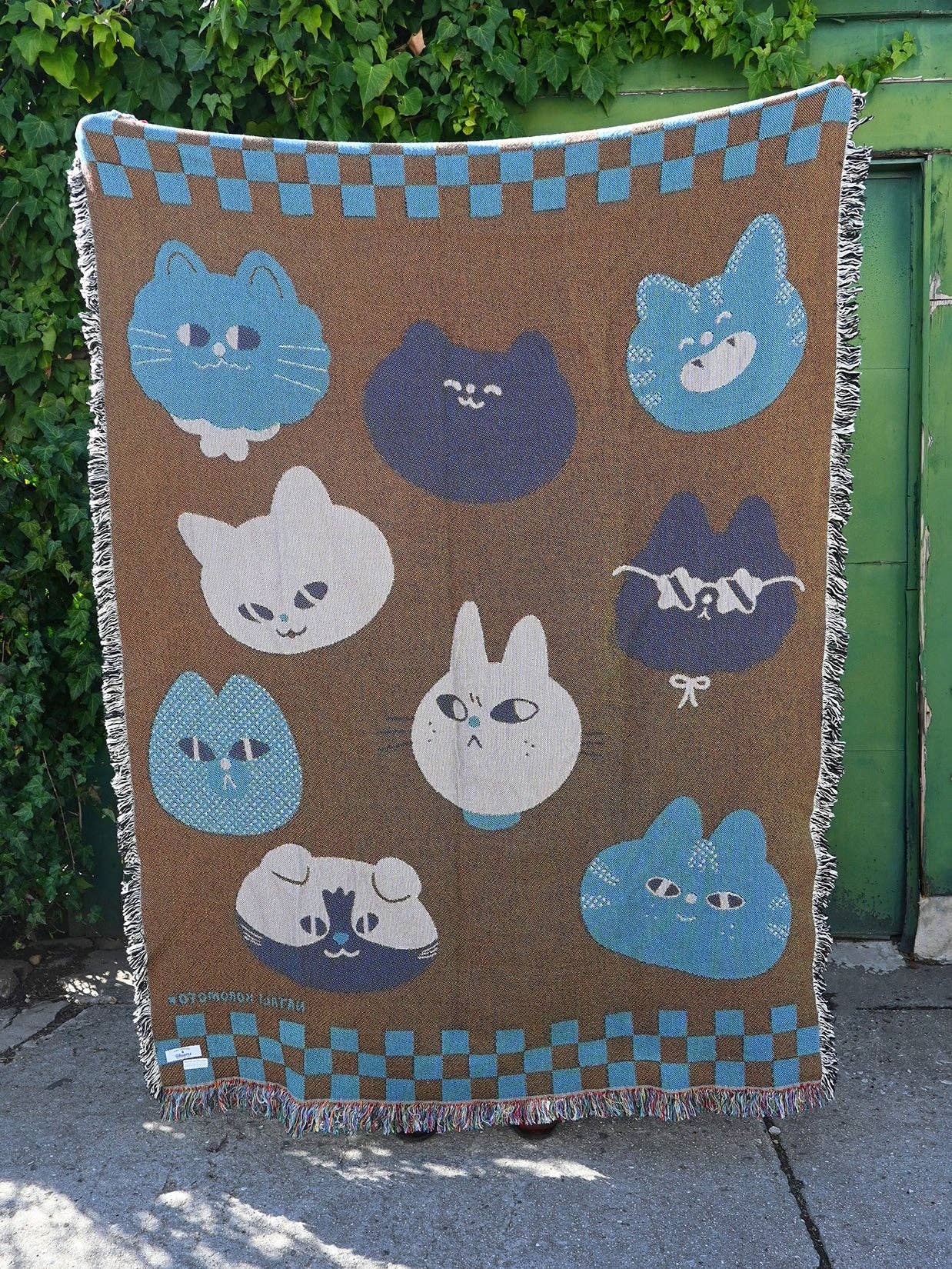 Natali Koromoto - Venta al por mayor Mantas de sofá - Manta «CATS»5