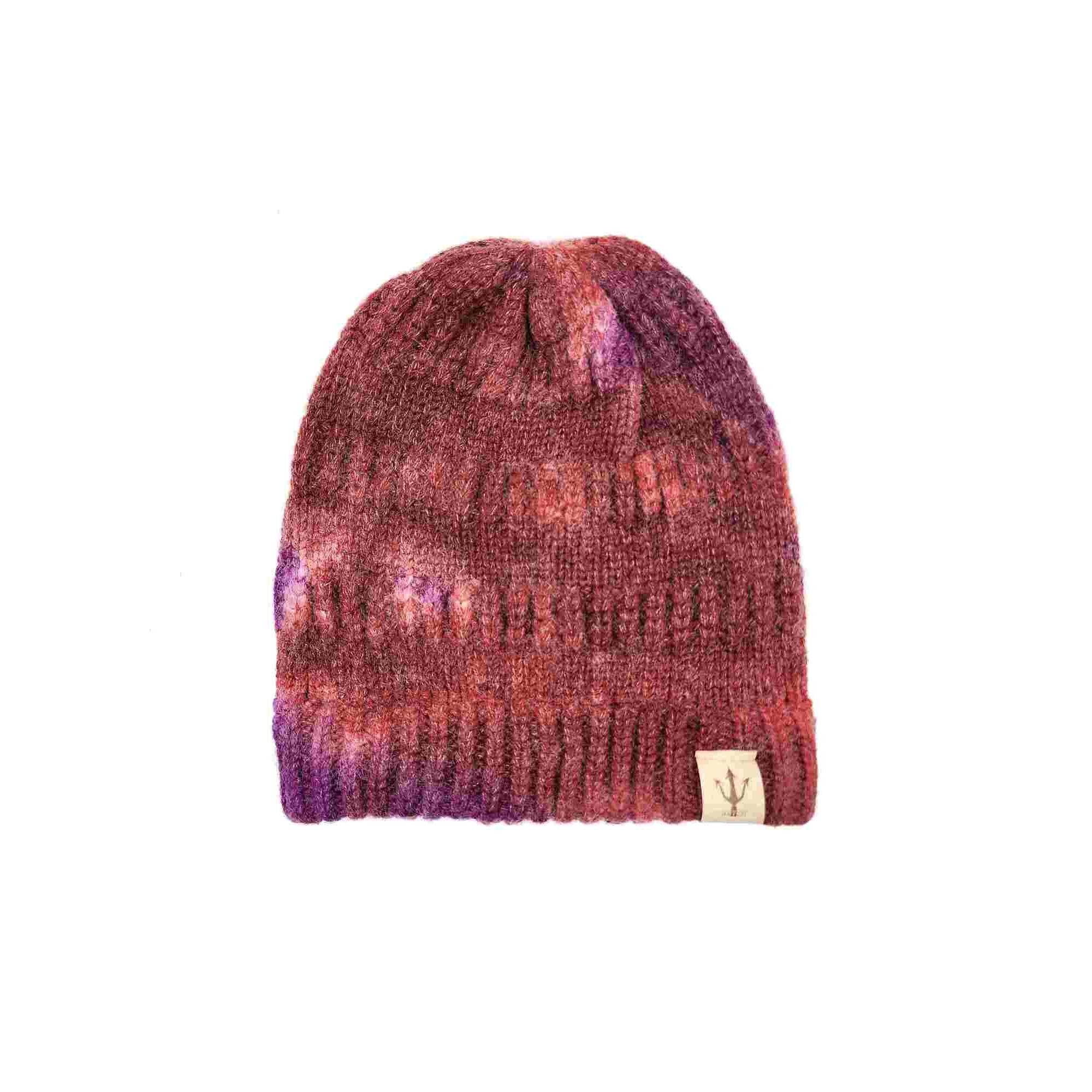 Hatzzi - Wholesale Beanie - Women's - Tie Dyed Criss Cross Ponytail Winter Beanie3