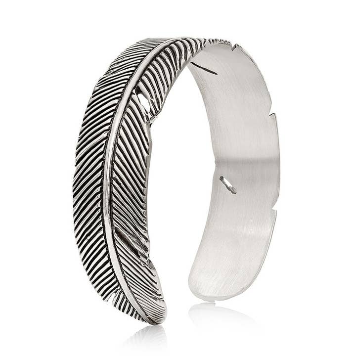 Armreif Feather für den Großhandel von Sophie Simone Designs