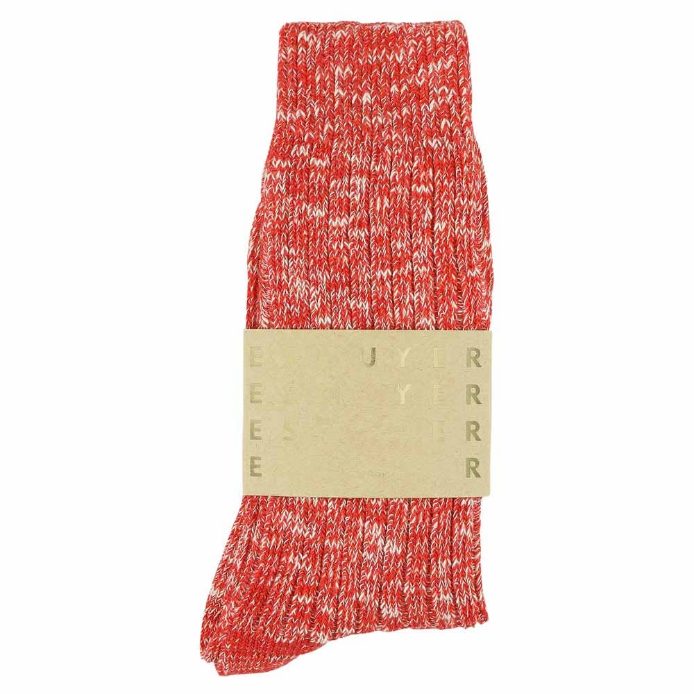 ESCUYER - Wholesale Socks - Men's - Men Melange Socks - Orange1