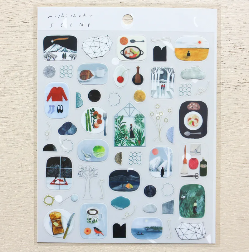 「FUNJI」In Japan - Wholesale Sticker - Nishi Shuku Japanese Sticker Sheets – Garden & SCENE Designs7