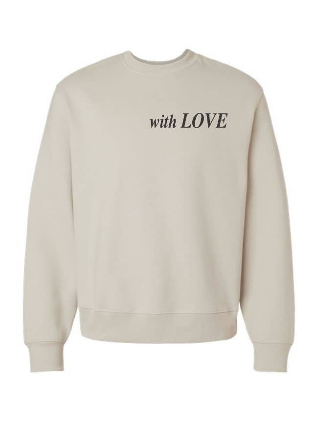 Ruth Artistry & Decor LLC - Wholesale Graphic Sweatshirt - Women's - Ways To Say I Love You Crewneck Sweatshirt Inspirational4