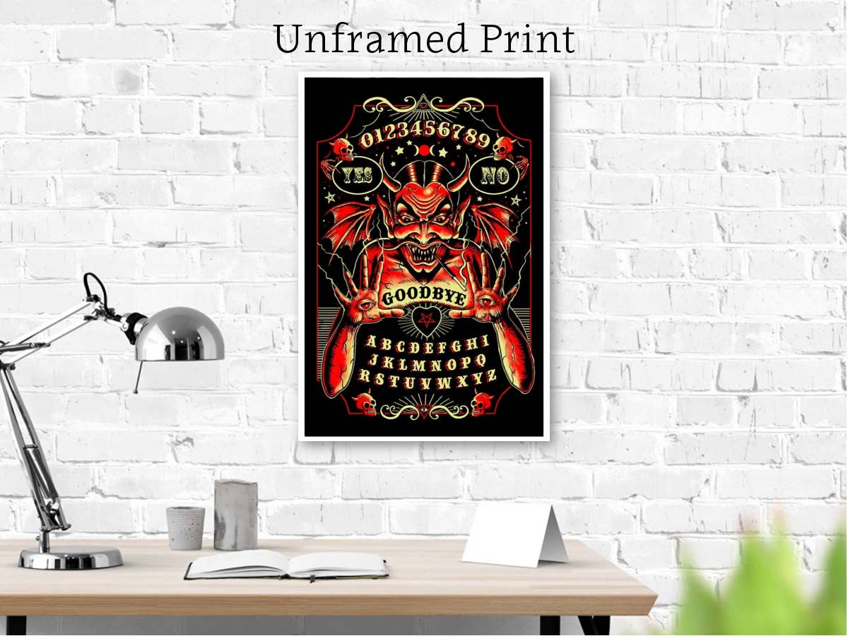 Black Market Art - Wholesale Art Print - Devil Spirit Board - Art Print6