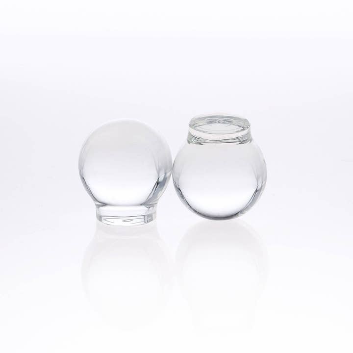 Mayu Water - Wholesale Drink Lids - Swirl Glass Topper1