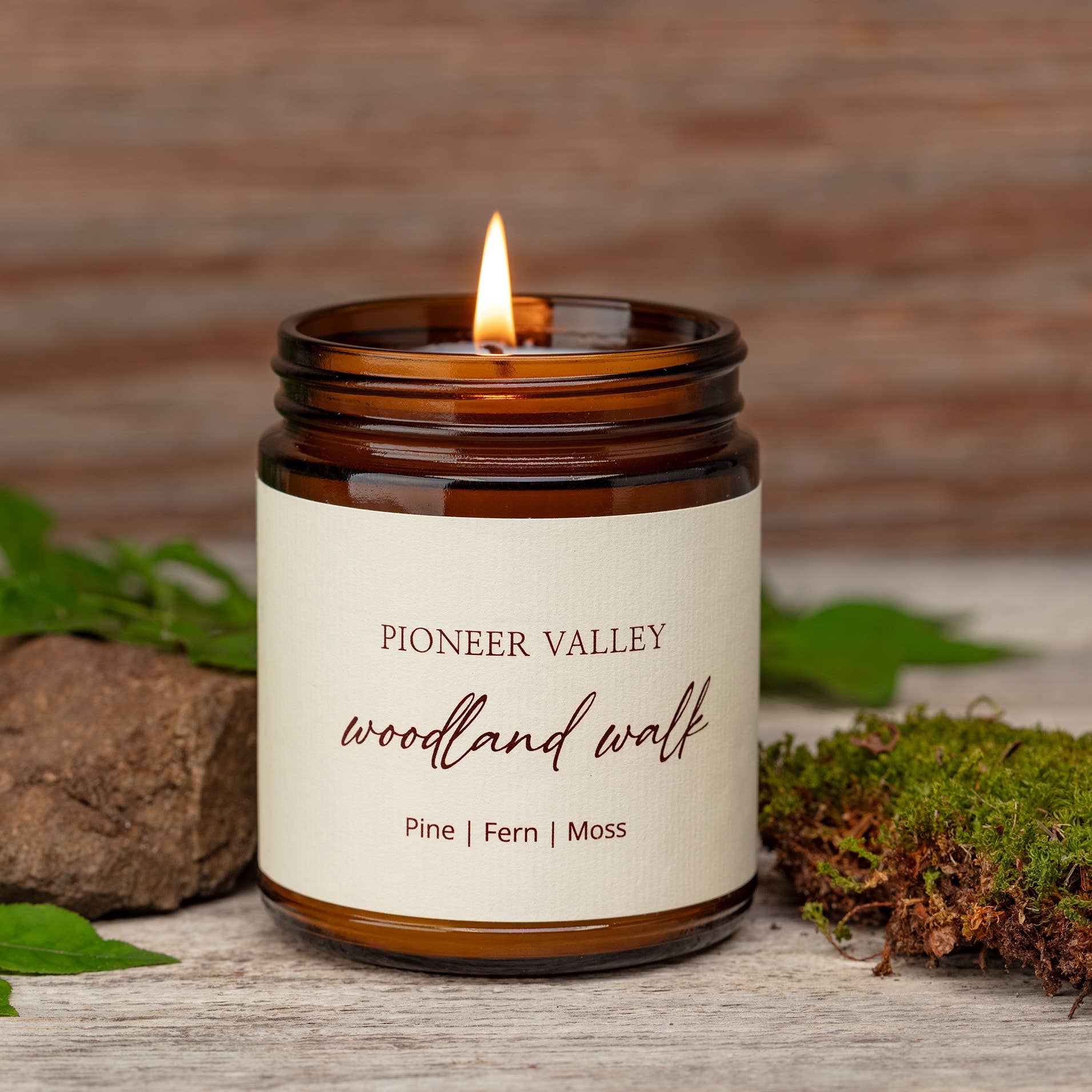 Prosperity Candle - Vente Bougie en bocal - Pioneer Valley - Promenade en forêt - Fait main