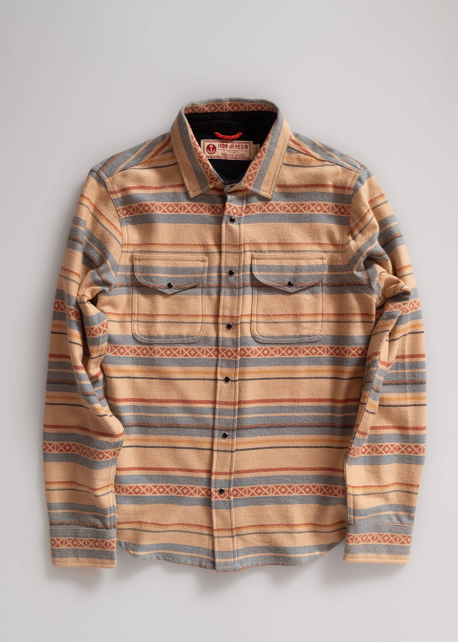 Iron & Resin - Wholesale Overhemd met knopen - Heren - Flatland Shirt1