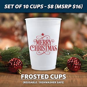 To Geaux Cup Frosted Cups-Pack of 6 - Outside and In