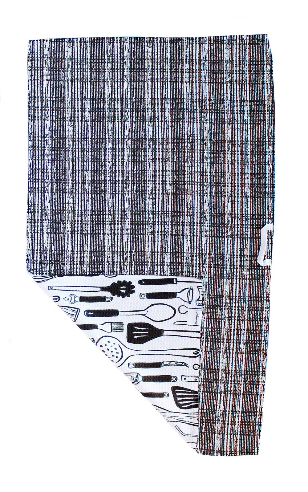 ellembee gift - Wholesale Tea Towel - Black and White Kitchen Utensils | two sided kitchen towels3