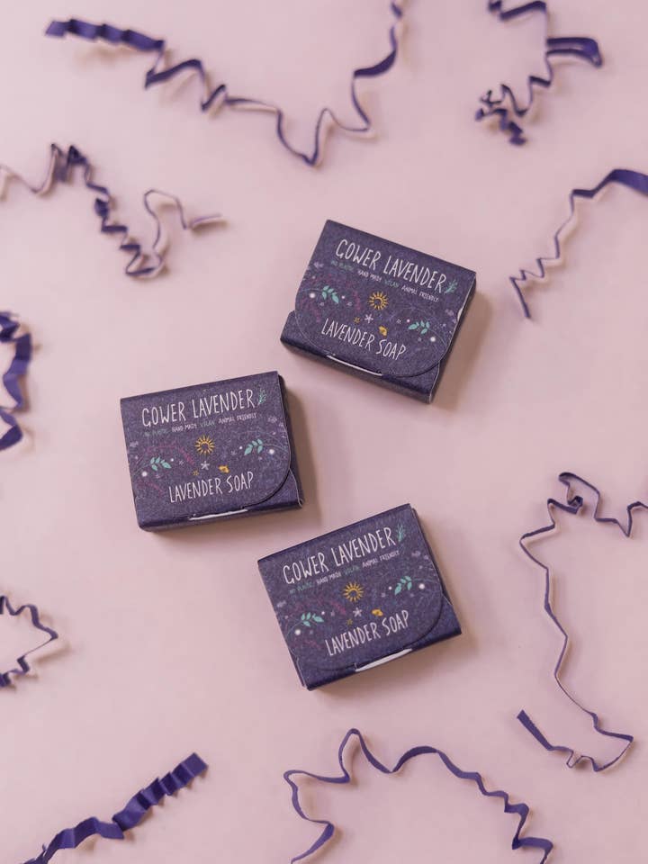 Mini Lavender Soaps | Made in Wales, eco for wholesale by Gower Lavender