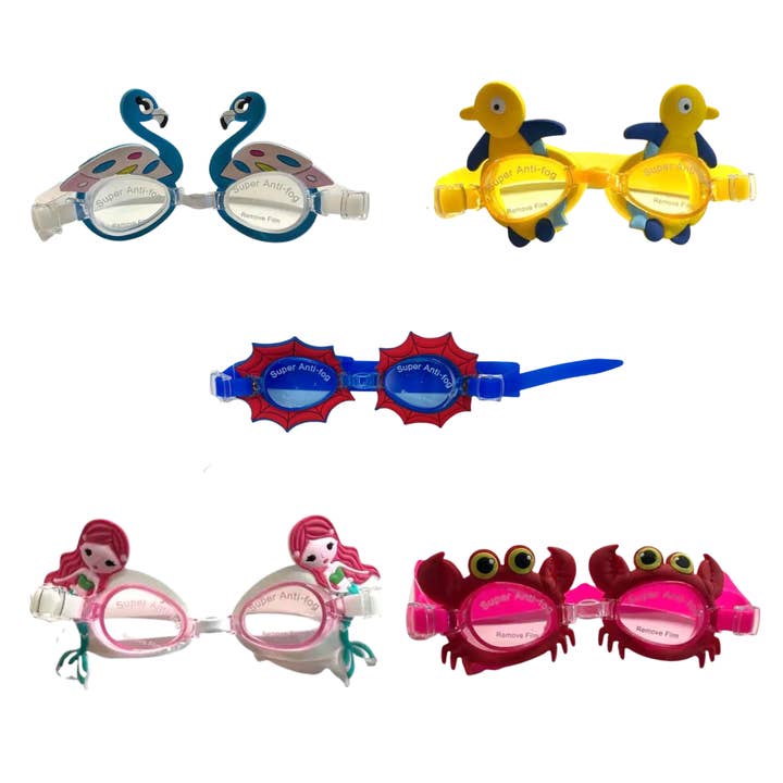 K & S WHOLESALE INC - Wholesale Swimming goggles – Kids & Baby - Kids Swimming Goggles 2 Style 144 CT Floor Display2