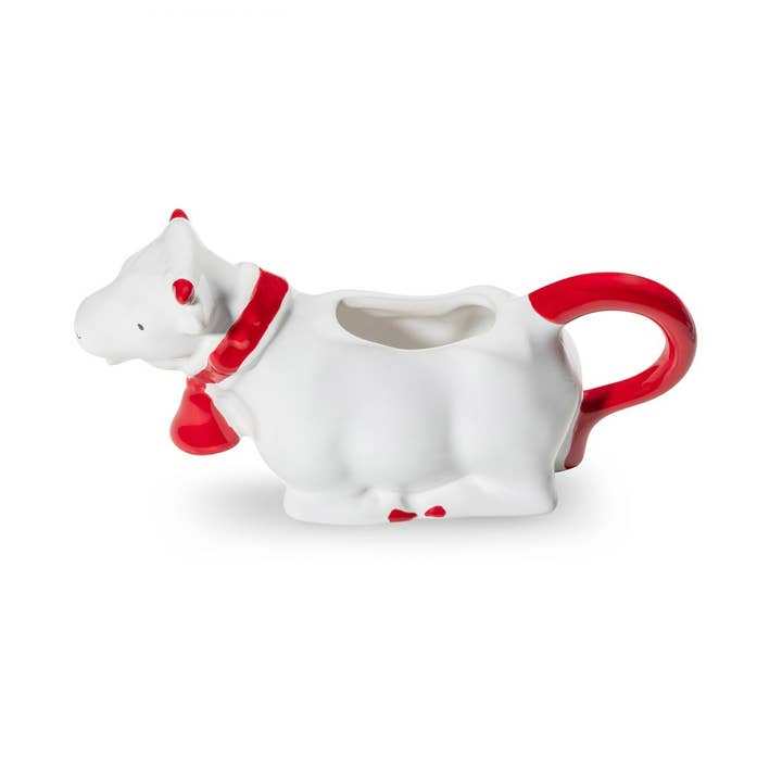 ruby rim, dairy cow (0.16L) for wholesale by Gmundner Keramik Handels GmbH