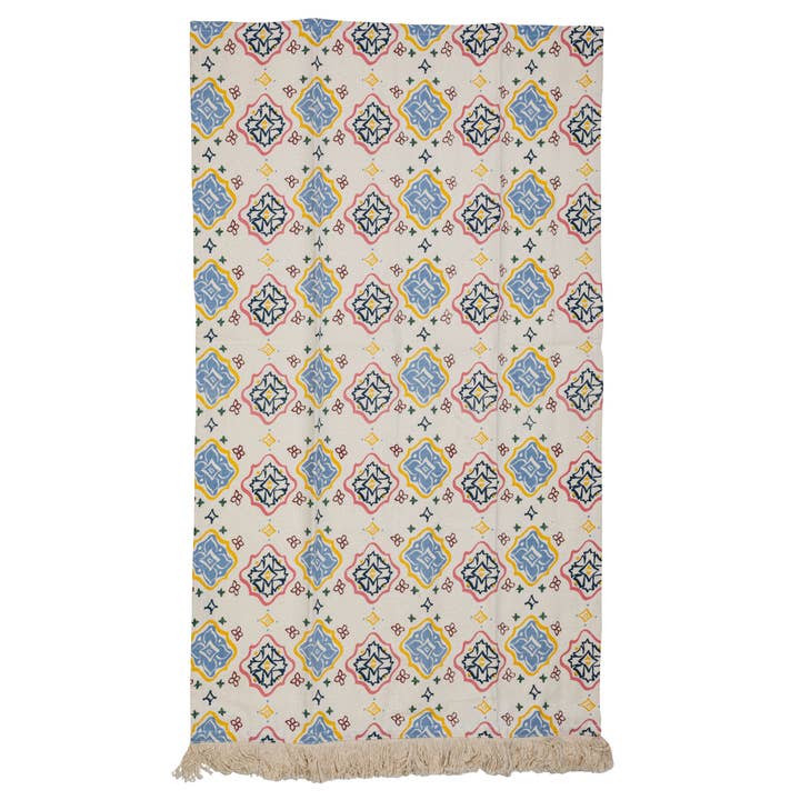 Foreside Home & Garden - Wholesale Tea Towel - SALE - Ava Multicolored Cottage Tea Towel3
